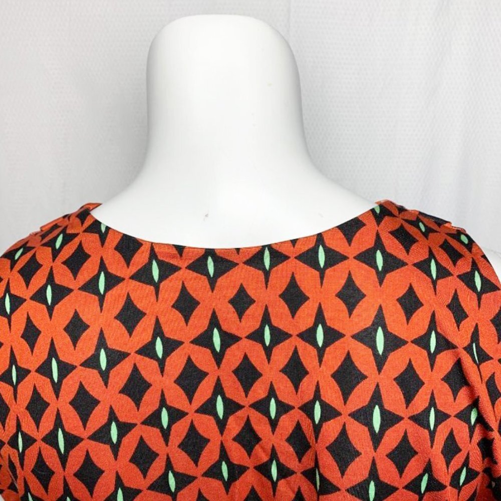 DIANE VON FURSTENBERG Keesa Silk Jersey Cowl Neck Sleeveless Fau Wrap Dress - Picture 6 of 10